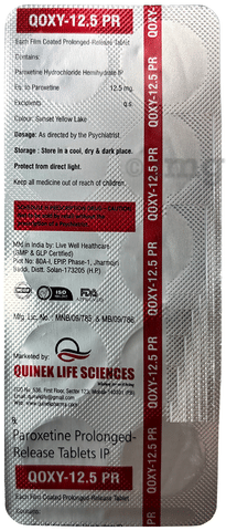 Qoxy 12.5 PR Tablet image