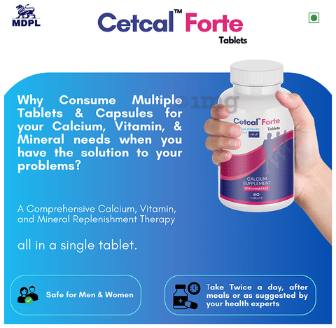 Cetcal Forte Tablet image Cetcal Forte Tablet image
