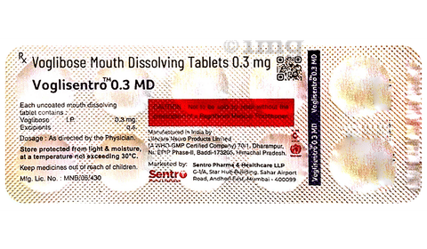 Voglisentro 0.3 MD Tablet image