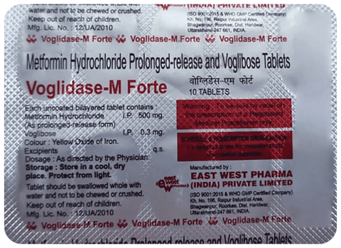 Voglidase-M Forte Tablet PR image Voglidase-M Forte Tablet PR image