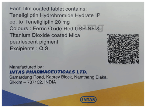Teniva 20 Tablet image