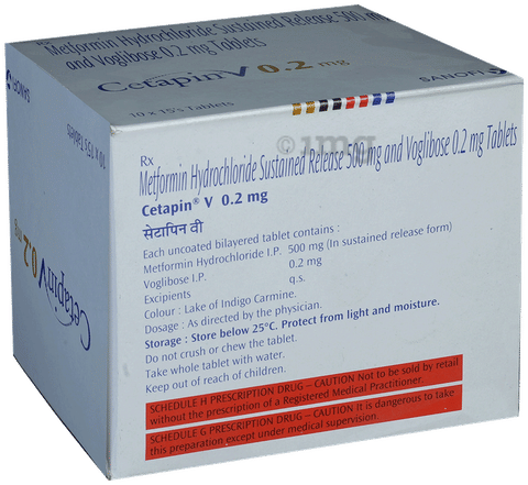 Cetapin V 0.2mg Tablet SR image