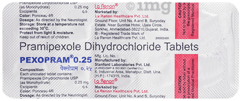 Pexopram 0.25mg Tablet image