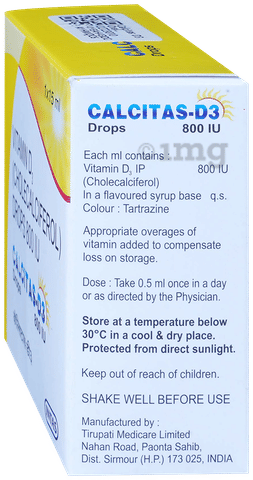 Calcitas D3 Oral Drops image Calcitas D3 Oral Drops image