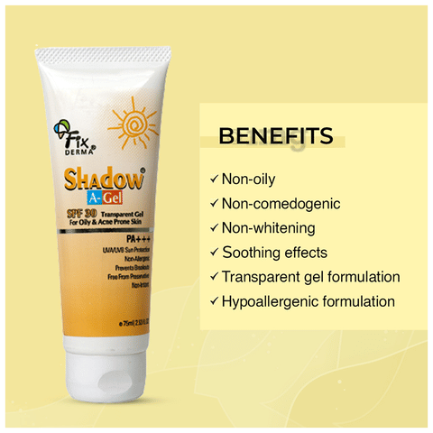 Fixderma Shadow A-Gel SPF 30 image