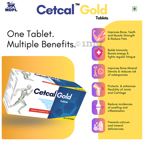 Cetcal Gold Tablet image