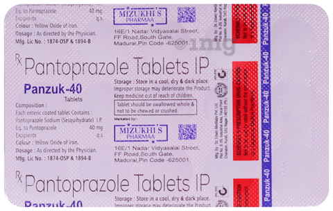 Panzuk 40 Tablet image Panzuk 40 Tablet image