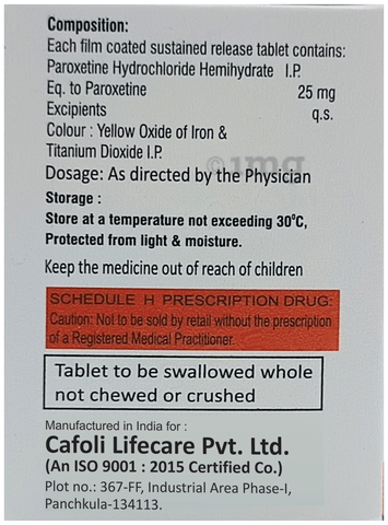 Paroxyle 25 CR Tablet image Paroxyle 25 CR Tablet image