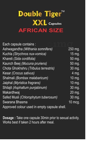 Cackle's Double Tiger XXL African Size Capsule