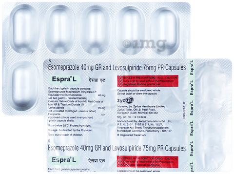 Espra L 75mg/40mg Capsule image