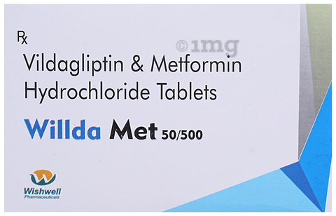 Willda Met 50/500 Tablet image