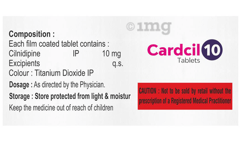 Cardcilin 10 Tablet image