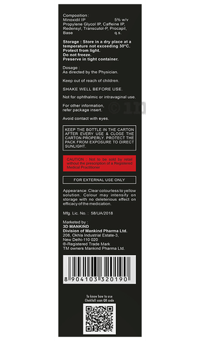 Chekfall 5% Topical Solution Alcohol Free image Chekfall 5% Topical Solution Alcohol Free image