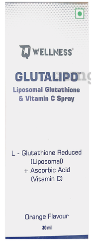 TQ Wellness Glutalipo Liposomal Glutathione & Vitamin C Spray Orange: Buy  bottle of 30.0 ml Spray at best price in India | 1mg