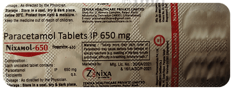 Nixamol 650 Tablet