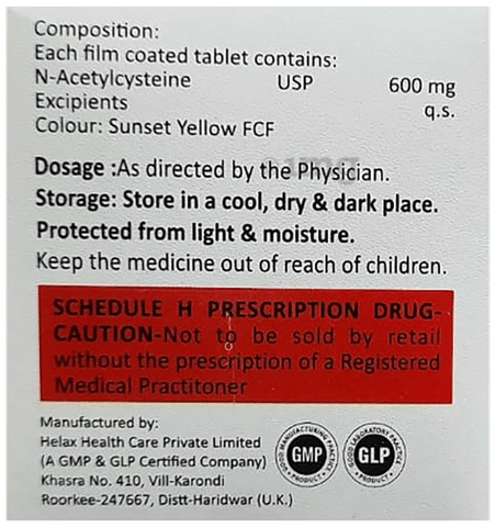 Mucochek 600 Tablet image