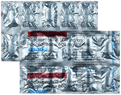 Abrozac 100mg/600mg Tablet