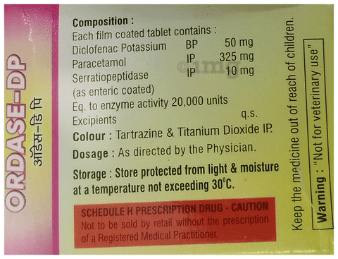 Ordase-DP Tablet image