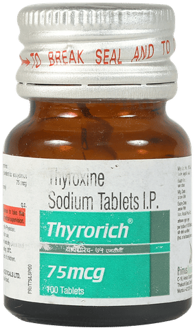 Thyrorich 75mcg Tablet image