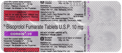 Corbis 10mg Tablet image