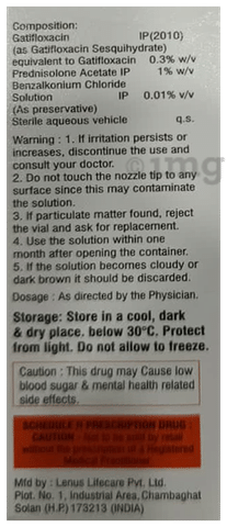 Gatiray P Eye Drop
