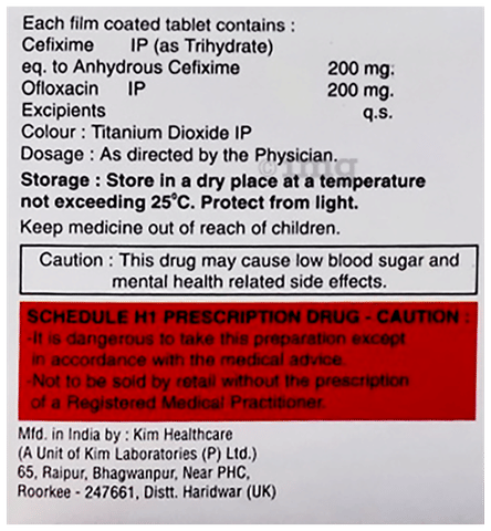 Vinixime-O Tablet image