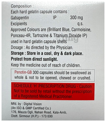 Penotin GB 300 Capsule image Penotin GB 300 Capsule image