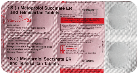 Starcad-T 25 Tablet ER image Starcad-T 25 Tablet ER image