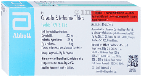Ivabid CV 3.125 Tablet