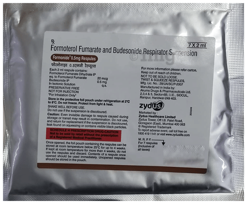 Formonide 0.5mg Respules 2ml image