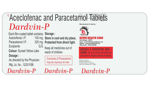 Dardvin-P Tablet image