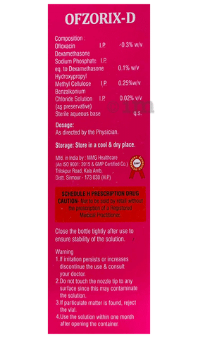 Ofzorix D Eye Drop image Ofzorix D Eye Drop image