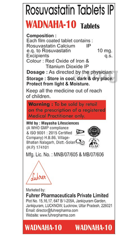 Wadnaha 10 Tablet image