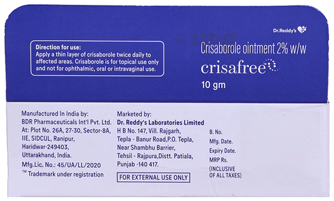 Crisafree 2% Ointment image