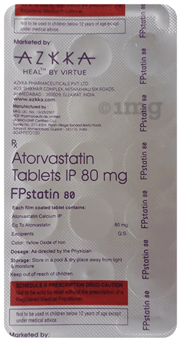 Fpstatin 80 Tablet