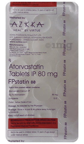 Fpstatin 80 Tablet image Fpstatin 80 Tablet image