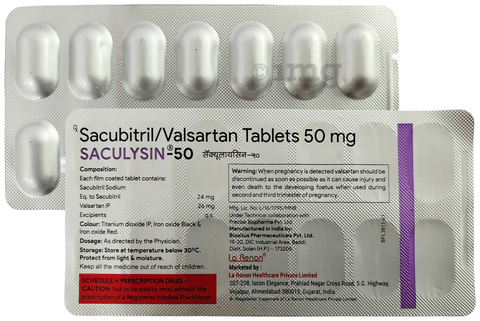 Saculysin 24mg/26mg Tablet image Saculysin 24mg/26mg Tablet image