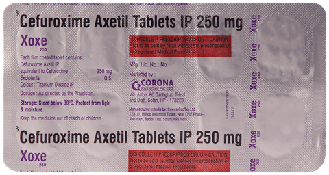 Xoxe 250mg Tablet image Xoxe 250mg Tablet image