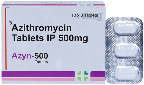 Azyn 500mg Tablet image Azyn 500mg Tablet image