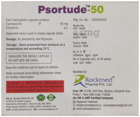 Psortude 50mg Capsule 3 Psortude 50mg Capsule 3