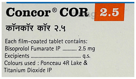 Concor COR 2.5 Tablet image