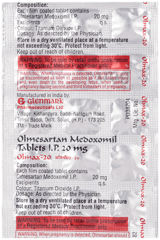 OlmaX 20 Tablet image