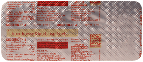 Gudgesic TH 100mg/4mg Tablet image
