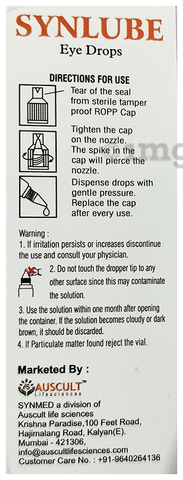 Synlube Eye Drop