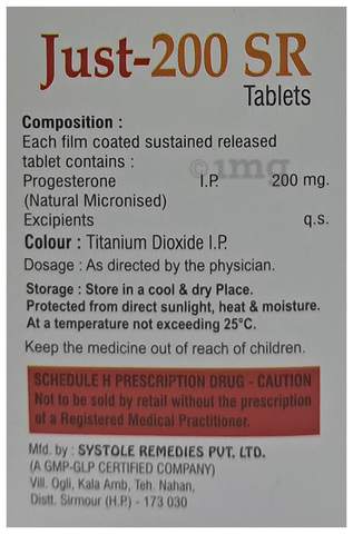 Just 200 SR Tablet image