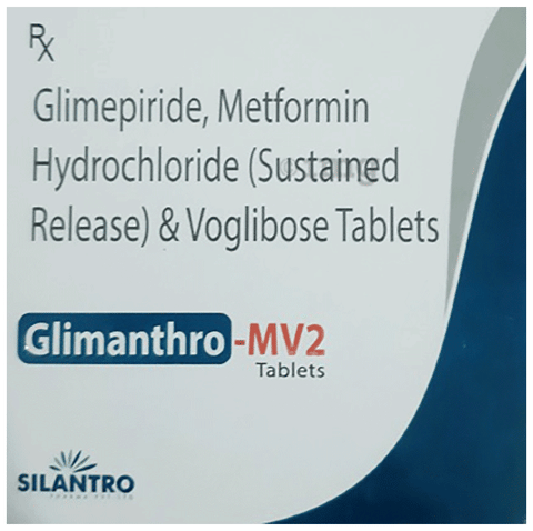 Glimanthro-MV 2 Tablet SR image Glimanthro-MV 2 Tablet SR image