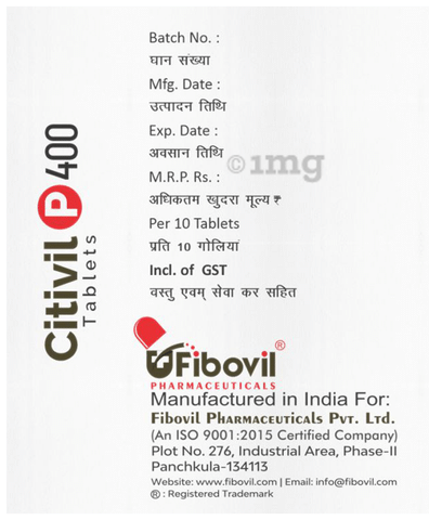 Citivil P 400 Tablet