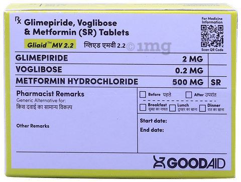 Gliaid MV 2.2 Tablet SR