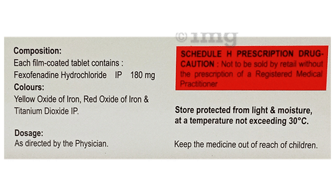 Fexorate 180 Tablet image Fexorate 180 Tablet image