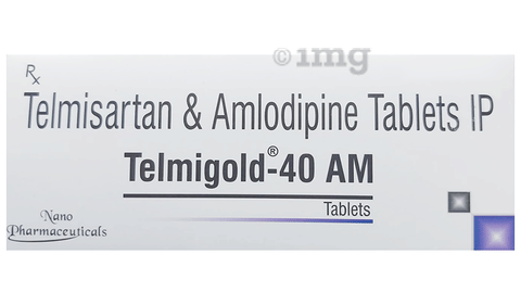 Telmigold 40 AM Tablet image Telmigold 40 AM Tablet image